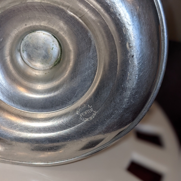 Vintage Salem Silver Plated Gravy Boat Made in USA 1950's Pedestal Drip Saucer - Picture 4 of 6